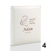 Album na chrzest, wklejany, 60 kremowych stron, personalizowany, 12 wzorów